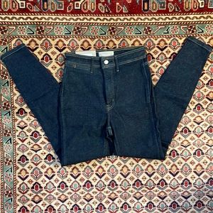 Way High Skinny Jean dark wash